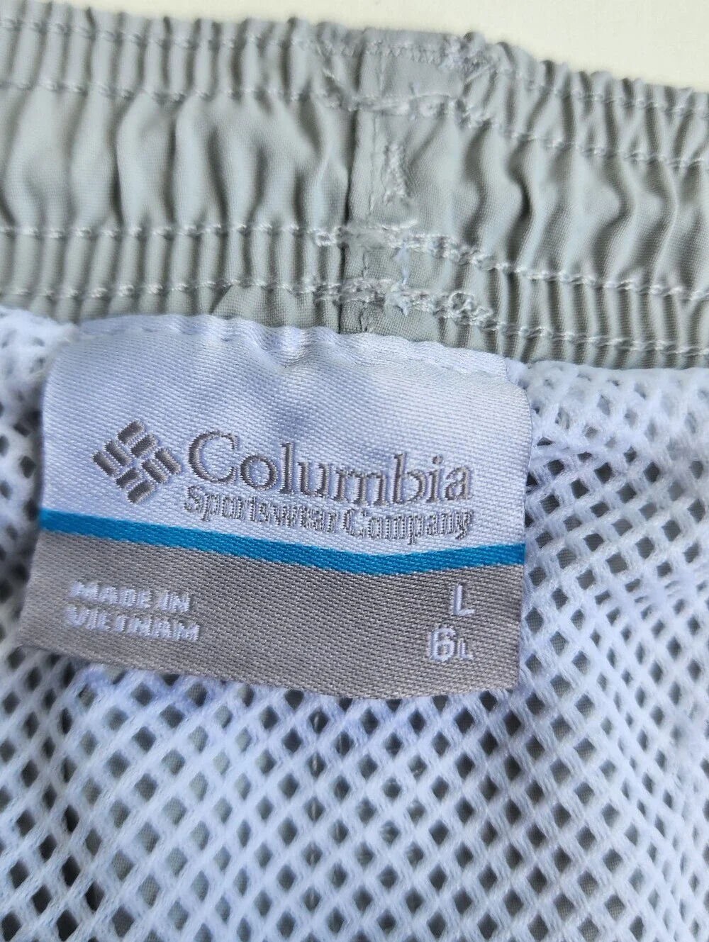 COLUMBIA Shorts Men's L Nylon Elastic Drawstring 6